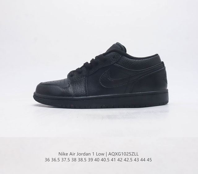 耐克 乔丹air Jordan 1 Low Aj1 乔1 乔丹1代aj1 低帮复古文化休闲运动篮球鞋 从1985 年面世的元年款汲取设计灵感 采用简洁大方的经典