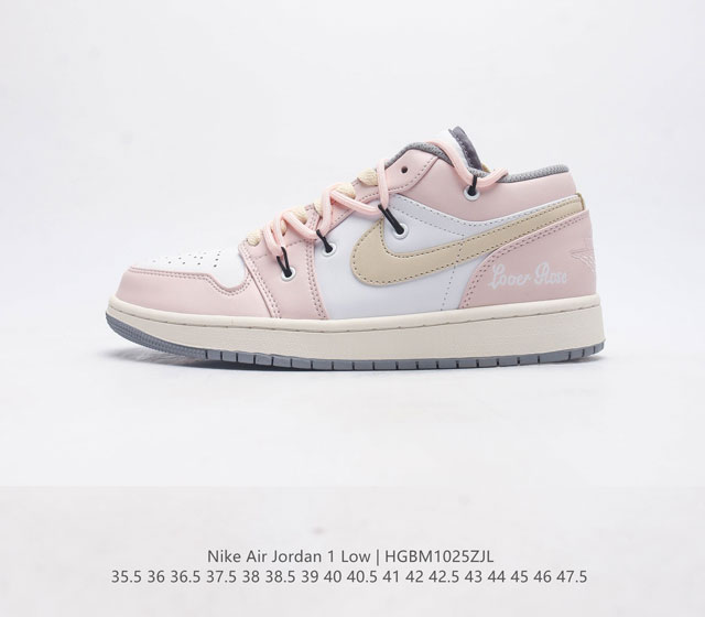 耐克 Nike Air Jordan1 Low Aj1乔丹一代 Aj1 乔1 乔丹1代 解构绑带 低帮经典复古文化休闲运动篮球鞋 原鞋开模 拒绝公底 购置原厂同