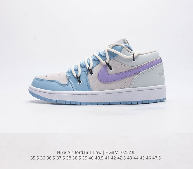 耐克 Nike Air Jordan1 Low Aj1乔丹一代 Aj1 乔1 乔丹1代 解构绑带 低帮经典复古文化休闲运动篮球鞋 原鞋开模 拒绝公底 购置原厂同