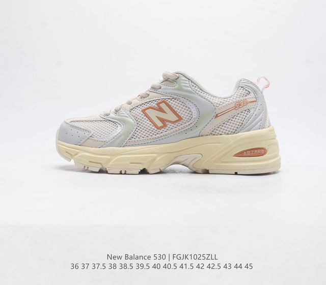 新百伦 Nb530运动鞋 New Balance 530 复古跑鞋厚底增高老爹运动鞋 Nb530这鞋双确实是nb家经复典古款式之一 以全科新技诠释 成打功造53