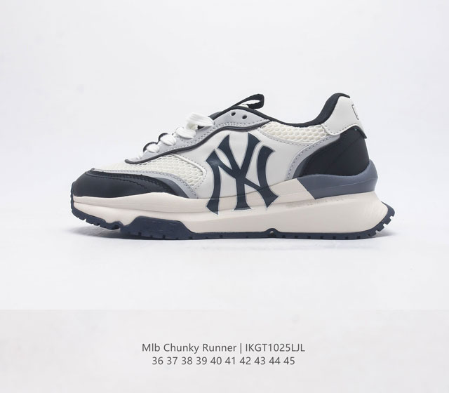 全新2023春夏鞋款 Ny美国榄球洋基队new York Yankees X Mlb Chunky Runner Liner 莱纳系列低帮厚底老爹风透气网面休闲