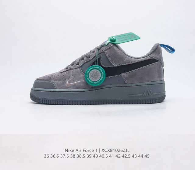 耐克nike Air Force 1 Low 空军一号 Af1 低帮百搭休闲运动板鞋 柔软 弹性十足的缓震性能和出色的中底设计 横跨复古与现代的外型结合 造就出