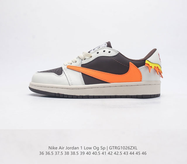 耐克 乔丹air Jordan 1 Low Aj1 乔1 乔丹1代aj1 低帮倒钩 复古文化休闲运动篮球鞋 从1985 年面世的元年款汲取设计灵感 采用简洁大方