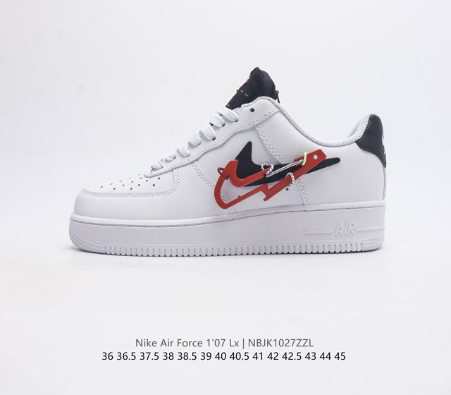 耐克nike Air Force 1 Low 空军一号 Af1 低帮百搭休闲运动板鞋 柔软 弹性十足的缓震性能和出色的中底设计 横跨复古与现代的外型结合 造就出