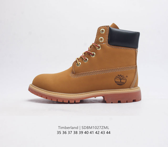 Timberland添柏岚 天伯伦大黄靴 筒靴高帮靴 户外休闲潮流系列广东大厂品质全新工艺升级 品质毋庸置疑 全新原厂包装鞋盒 面料采用意大利磨砂牛皮 搭配防臭