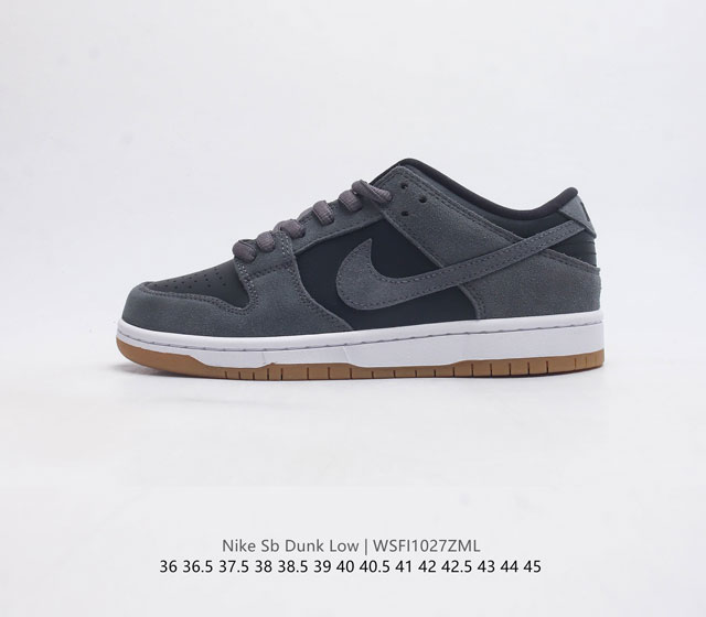 耐克nike Dunk Low 板鞋 Sb系列经典百搭休闲运动板鞋加厚鞋舌的填充 使舒适性大大提升 同时也更方便穿脱中底部分则加入了脚感柔软舒适zoomair气