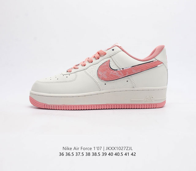 耐克nike Air Force 1 Low 空军一号 Af1 低帮百搭休闲运动板鞋 柔软 弹性十足的缓震性能和出色的中底设计 横跨复古与现代的外型结合 造就出