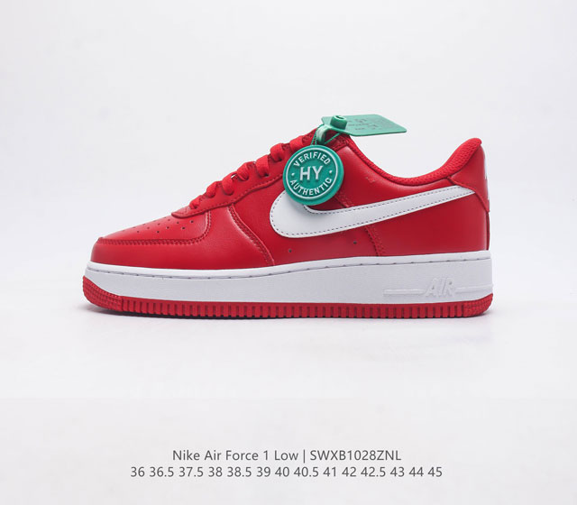 耐克nike Air Force 1 Low 空军一号 Af1 低帮百搭休闲运动板鞋 柔软 弹性十足的缓震性能和出色的中底设计 横跨复古与现代的外型结合 造就出