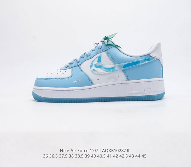 耐克nike Air Force 1 Low 空军一号 Af1 低帮百搭休闲运动板鞋 柔软 弹性十足的缓震性能和出色的中底设计 横跨复古与现代的外型结合 造就出