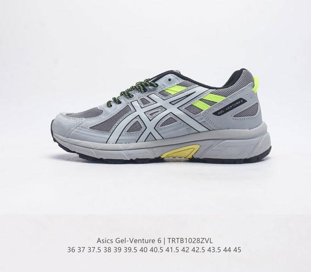 Asics 亚瑟士 Gel-Venture 6 系列城市休闲运动跑步鞋时尚复古男女鞋 老爹鞋 Gel- Venture6跑鞋是越野跑者的多功能选择 专为喜欢户外