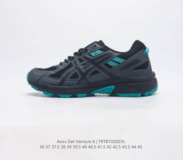 Asics 亚瑟士 Gel-Venture 6 系列城市休闲运动跑步鞋时尚复古男女鞋 老爹鞋 Gel- Venture6跑鞋是越野跑者的多功能选择 专为喜欢户外