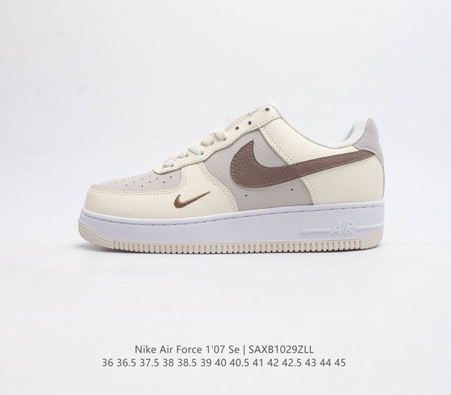 耐克nike Air Force 1 Low 空军一号 Af1 低帮百搭休闲运动板鞋 柔软 弹性十足的缓震性能和出色的中底设计 横跨复古与现代的外型结合 造就出