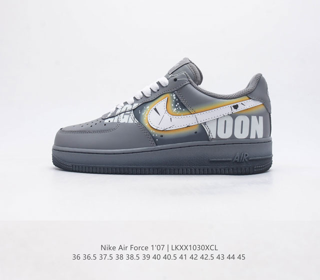 耐克nike Air Force 1 Low 空军一号 Af1 低帮百搭休闲运动板鞋 柔软 弹性十足的缓震性能和出色的中底设计 横跨复古与现代的外型结合 造就出