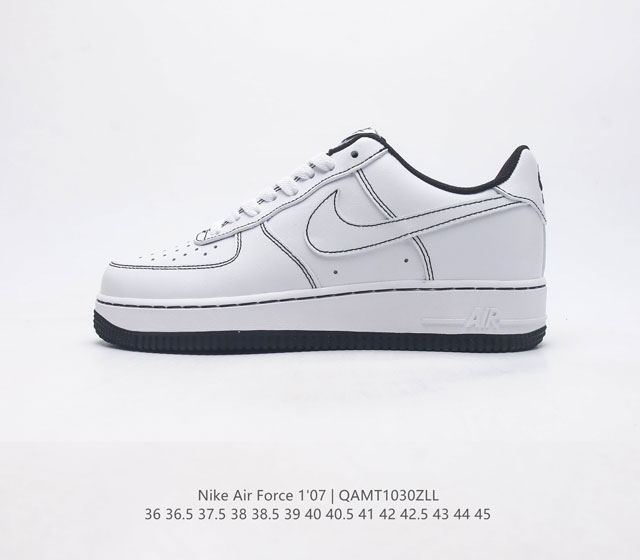 耐克nike Air Force 1 Low 空军一号 Af1 低帮百搭休闲运动板鞋 柔软 弹性十足的缓震性能和出色的中底设计 横跨复古与现代的外型结合 造就出