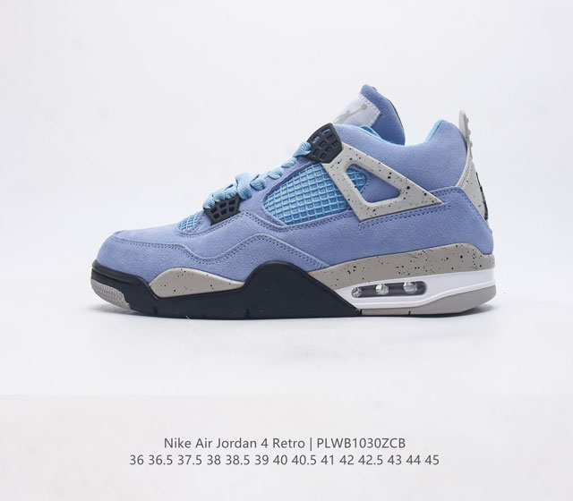 特价 耐克 Nike Air Jordan 4 Retro Og迈克尔 乔丹aj4代乔4 中帮复古休闲运动文化篮球鞋 秉承轻量化的速度型篮球鞋设计思想完成设计