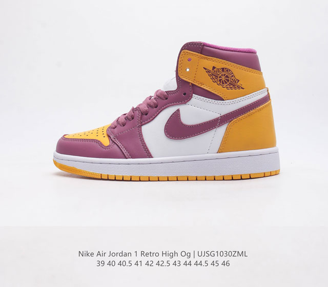 头层皮 耐克 男女鞋 Nike Air Jordan 1 Retro High Og 乔丹一代aj1 乔1 Aj1 篮球鞋复刻运动鞋 皮面高帮板鞋的设计灵感源