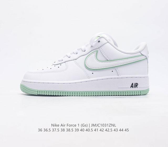 耐克nike Air Force 1 Low 空军一号 Af1 低帮百搭休闲运动板鞋 柔软 弹性十足的缓震性能和出色的中底设计 横跨复古与现代的外型结合 造就出