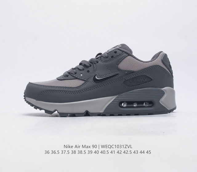 Nike耐克运动鞋男女鞋 Air Max 90 健身运动跑鞋休闲鞋 复古风十足 Air Max 90 作为 Nike 旗下最经典的鞋型之一 凭借着百搭的造型 获