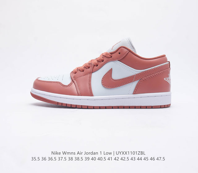 耐克 乔丹air Jordan 1 Low Aj1 乔1 乔丹1代aj1 低帮复古文化休闲运动篮球鞋 从1985 年面世的元年款汲取设计灵感 采用简洁大方的经典