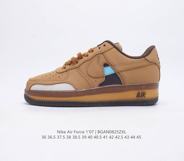 耐克 Nike Air Force 1 07 空军一号低帮百搭休闲运动板鞋 柔软 弹性十足的缓震性能和出色的中底设计 横跨复古与现代的外型结合 造就出风靡全球三