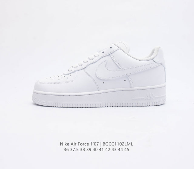 耐克 Nike Air Force 1 07 空军一号 Af1 Af1 男女子运动鞋复古篮球鞋 巧妙结合复古美学和新潮魅力 旨在致敬 40 年来风靡世界的元年