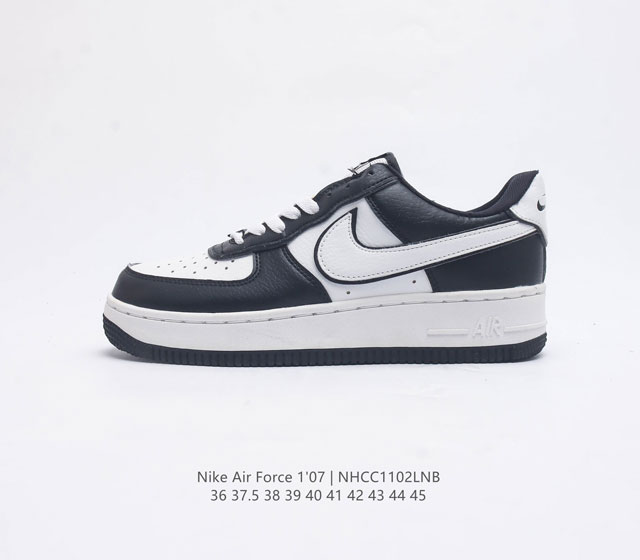 耐克 Nike Air Force 1 07 空军一号 Af1 低帮百搭休闲运动板鞋 柔软 弹性十足的缓震性能和出色的中底设计 横跨复古与现代的外型结合 造就出