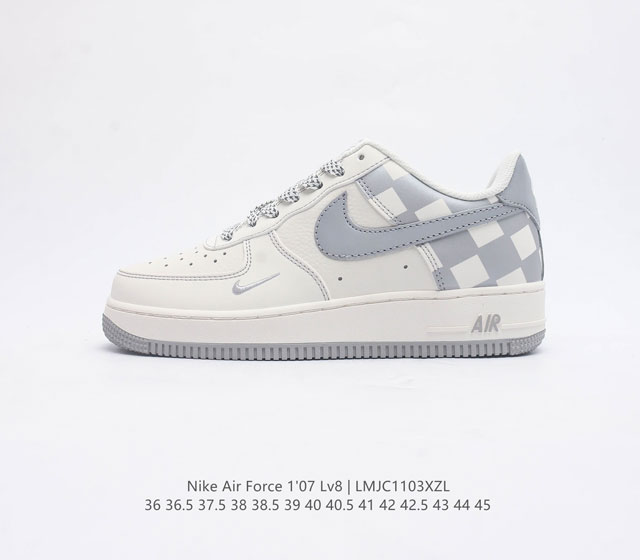 耐克 Nike Air Force 1 Lv8 系列 空军一号 Af1 运动板鞋 设计灵感源自摔跤运动 助你发挥天赋 震撼全场 华丽设计搭配优质皮革面 契合不同