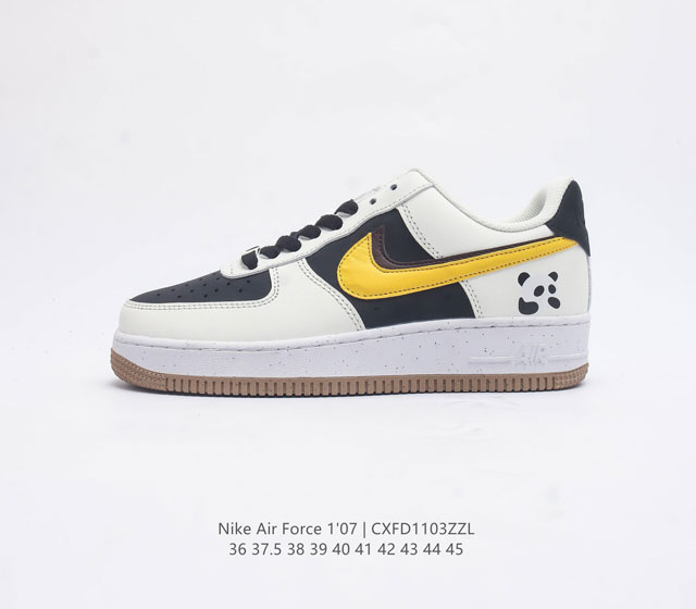 耐克 Nike Air Force 1 07 空军一号 Af1 Af1 男女子运动鞋复古篮球鞋 巧妙结合复古美学和新潮魅力 旨在致敬 40 年来风靡世界的元年