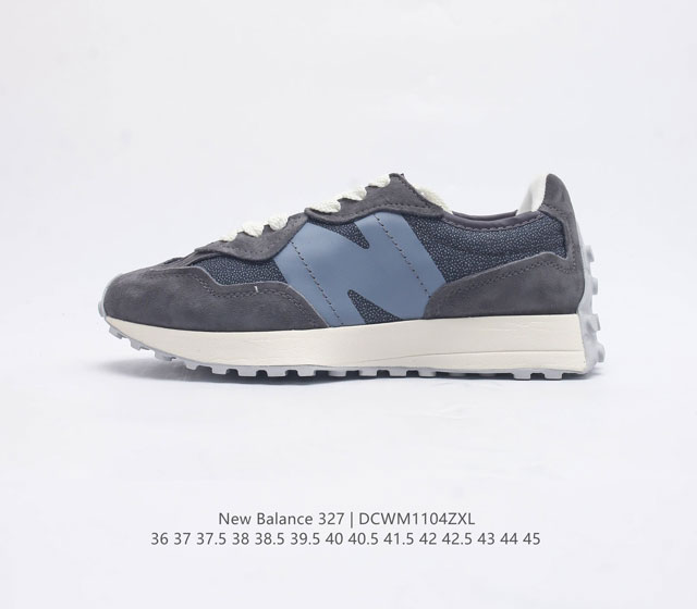 Nb 新百伦 New Balance Ms327系列复古休闲运动慢跑鞋时尚男女运动鞋 以更纯粹的复古风格设计打造的全新造型 侧身还以解构设计 将 N 字标志以做