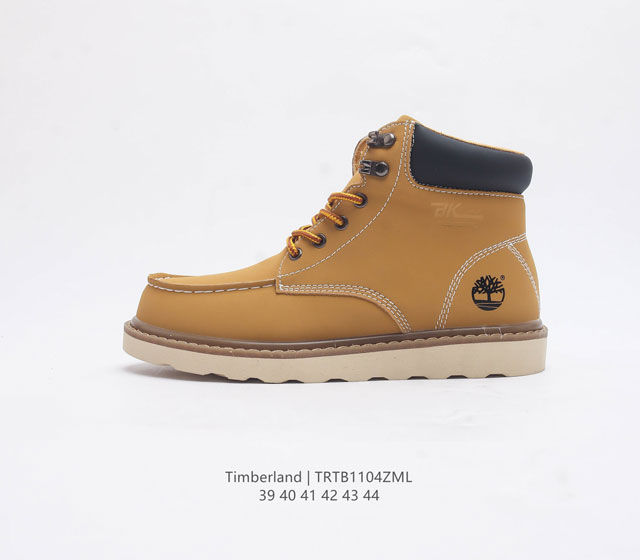 Timberland添柏岚 天伯伦 户外高帮休闲大黄靴系列 广东大厂品质 原盒原包装 23Ss新款包头鞋底款式设计 时尚潮流搭配 面料采用意大利顶级磨砂细纹牛皮