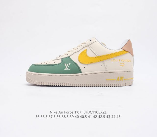 耐克 Nike Air Force 1 07 空军一号 Af1 Af1 男女子运动鞋复古篮球鞋 巧妙结合复古美学和新潮魅力 旨在致敬 40 年来风靡世界的元年