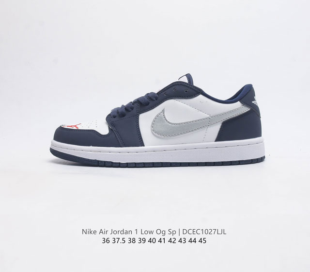 双十一福利特价 耐克运动鞋 Nike Air Jordan 1 Low Og Sp 低帮篮球鞋 Aj1 乔丹1代 Aj1 乔1 复古运动鞋 货号 Dm7866