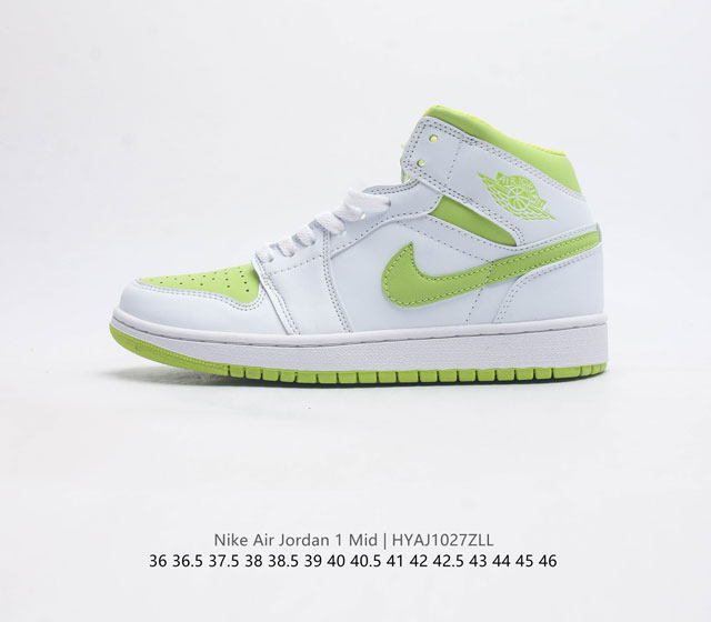 耐克 男女鞋 Nike Air Jordan 1 Retro High Og 乔丹一代aj1 乔1 Aj1 篮球鞋复刻运动鞋 皮面高帮板鞋的设计灵感源自运动夹克