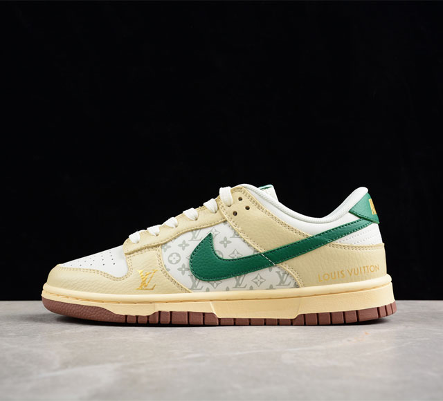 Sb Dunk Low Lv联名 高端定制 Sb低帮运动休闲板鞋货号 Xd1688-003 尺码 36 36.5 37.5 38 38.5 39 40 40.5