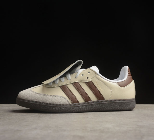 纯原 Ad Samba Og 阿迪三叶草休闲板鞋货号 Ig1024 Adidas 近70年的经典samba Og 原装全头层制作超软头层真皮杜绝劣质仿皮 修长的