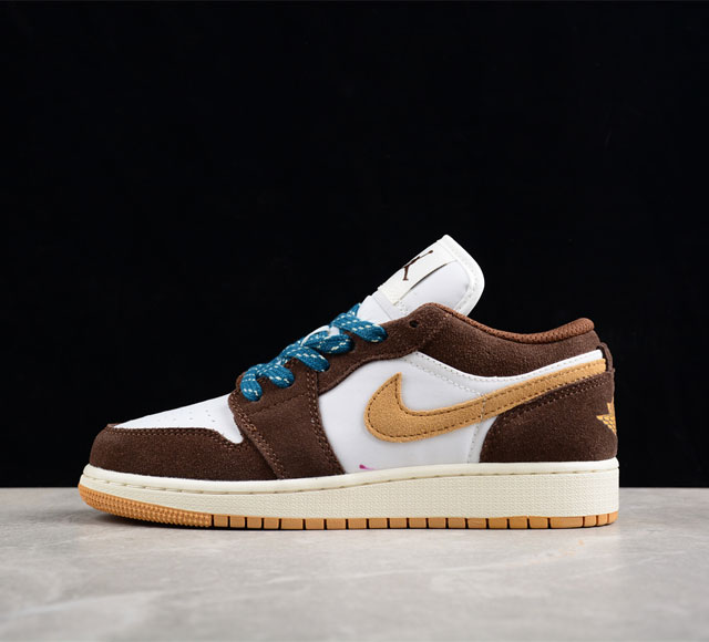 Cj版纯原 Air Jordan 1 Low Cacao Wow Aj1 乔1摩卡色 低帮文化休闲板鞋 Fb2216-200 尺码 35.5 36 36.5 3