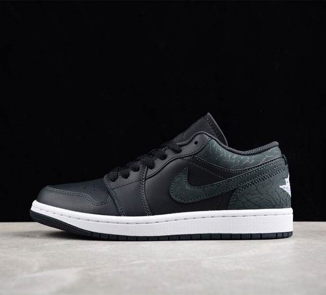 Cj版纯原 Air Jordan 1 Low Aj1 乔1全黑爆裂纹 低帮文化休闲板鞋 Fb9907-001 尺码 40 40.5 41 42 42.5 43