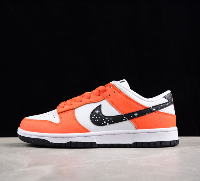 Nike Dunk Low Honeydew 橙白黑反光星 Sb低帮运动休闲板鞋货号 Fv6909-800 尺码 36 36.5 37.5 38 38.5 39