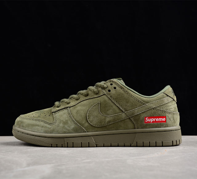 Supreme X Nk Sb Dunk Low 联名-藏青翻毛 周年高端定制 低帮休闲板鞋 Fc1688-119 尺码 36 36.5 37.5 38 38.