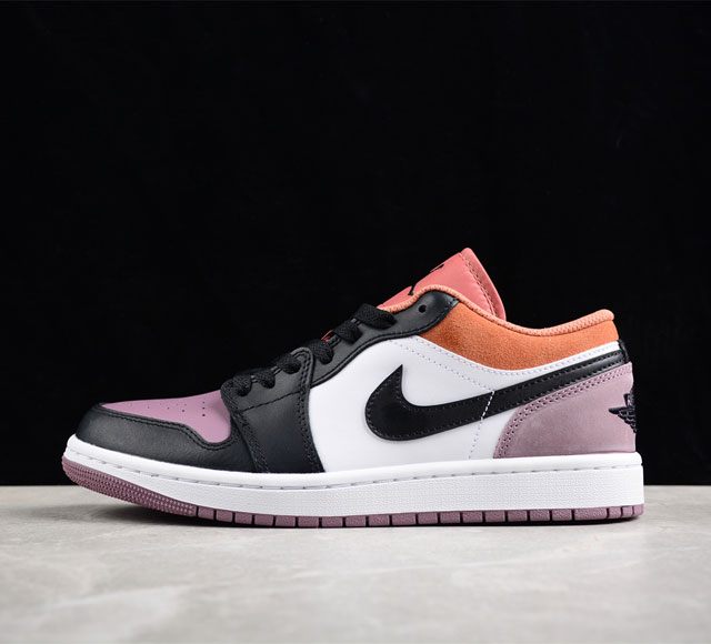 Cj版纯原 Air Jordan 1 Low Se Aj1 乔1白褐紫 低帮文化休闲板鞋 Fb9907-102 尺码 35.5 36 36.5 37.5 38