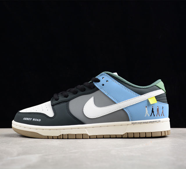 Nk Sb Dunk Low 披头士联名配色 低帮休闲运动滑板板鞋 Pu6652-123 大厂纯原品质出货 纯正版型 定制鞋盒 皮料切割干净无任何毛边 细节完美