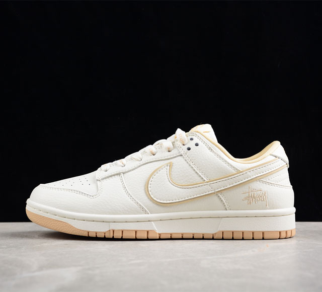 Nk Sb Dunk Low 斯图西联名-米白卡其 周年高端定制 低帮休闲板鞋 Jh5812-911 尺码 36 36.5 37.5 38 38.5 39 40