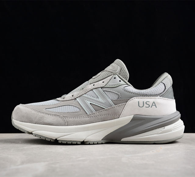 纯原版本 New Balance Made In Usa M990系列 高端美产血统经典复古休闲运动百搭老爹跑步鞋 M990Wt6 采用台产猪巴革及透气网眼材质