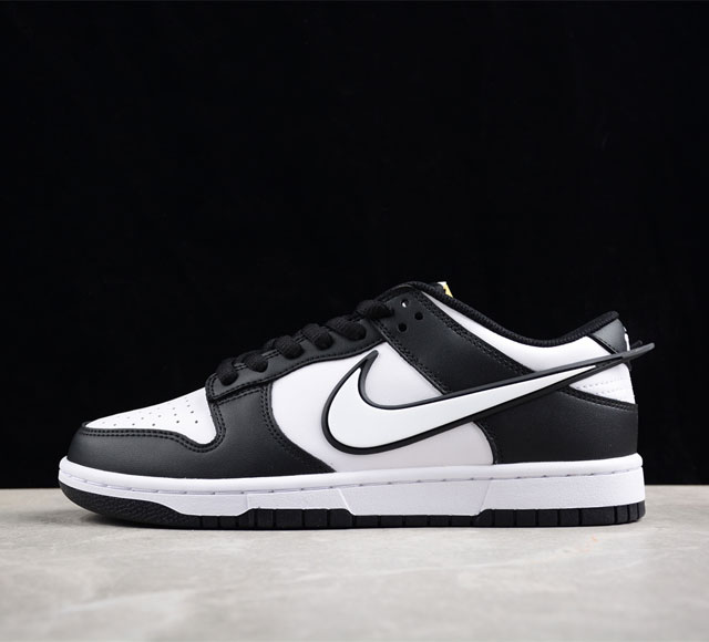 Nk Sb Dunk Low 飞翼系列 熊猫联名配色 低帮休闲运动滑板板鞋 Jd1828-310 大厂纯原品质出货 纯正版型 定制鞋盒 皮料切割干净无任何毛边