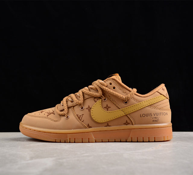 Nk Sb Dunk Low Lv联名-小麦色 周年高端定制 低帮休闲板鞋 Fc1688-141 尺码 36 36.5 37.5 38 38.5 39 40 4