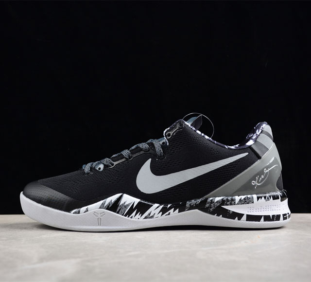 Nk Kobe 8 System 科比8代 黑曼巴迷彩男子实战篮球鞋 613959-001 尺码 40 40.5 41 42 42.5 43 44 44.5 4