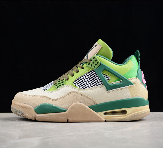 Air Jordan 4 Retro 乔4 Aj4 中帮 复古 米灰绿 货号 Aj4-Kncw 02 尺码 36 36.5 37.5 38 38.5 39 40