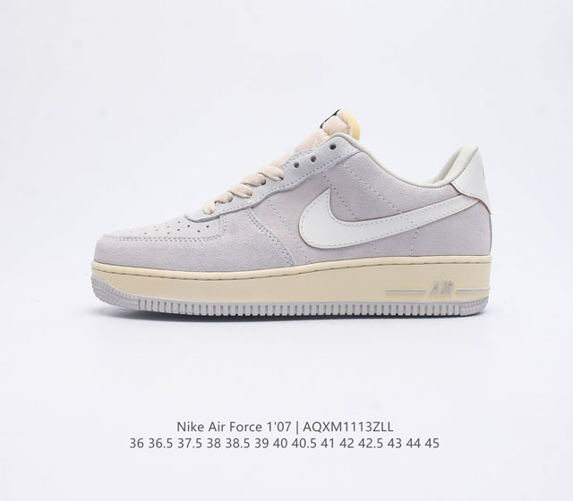 耐克nike Air Force 1 Low 空军一号 Af1 低帮百搭休闲运动板鞋 柔软 弹性十足的缓震性能和出色的中底设计 横跨复古与现代的外型结合 造就出