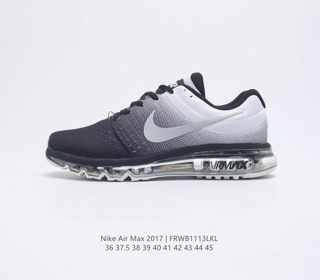 Nike 耐克 Air Max 2017 男女士跑鞋全掌气垫缓震休闲运动跑步鞋 Nikeair Max2017是nike Air Max系列的2017年旗舰款跑