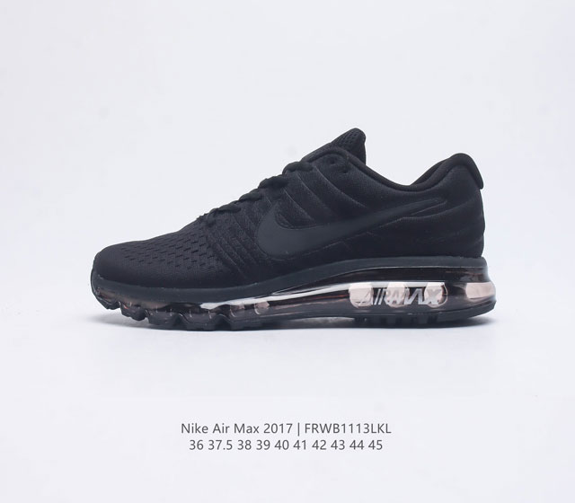 Nike 耐克 Air Max 2017 男女士跑鞋全掌气垫缓震休闲运动跑步鞋 Nikeair Max2017是nike Air Max系列的2017年旗舰款跑